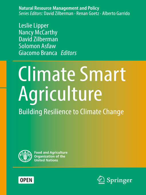 Title details for Climate Smart Agriculture by Leslie Lipper - Available